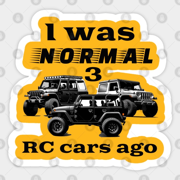 Funny RC car print Sticker by Stades